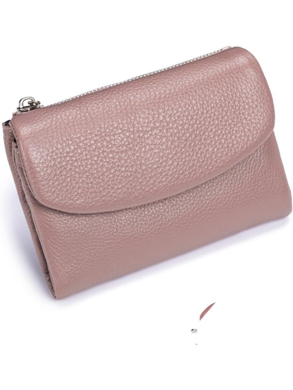 Stylish Pink Premium Leather Wallet for Women | RFID Protection & Slim Design